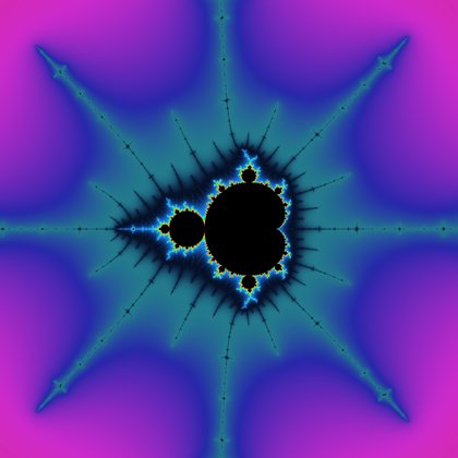 A satellite baby Mandelbrot