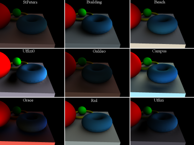 9 light probes &middot; close